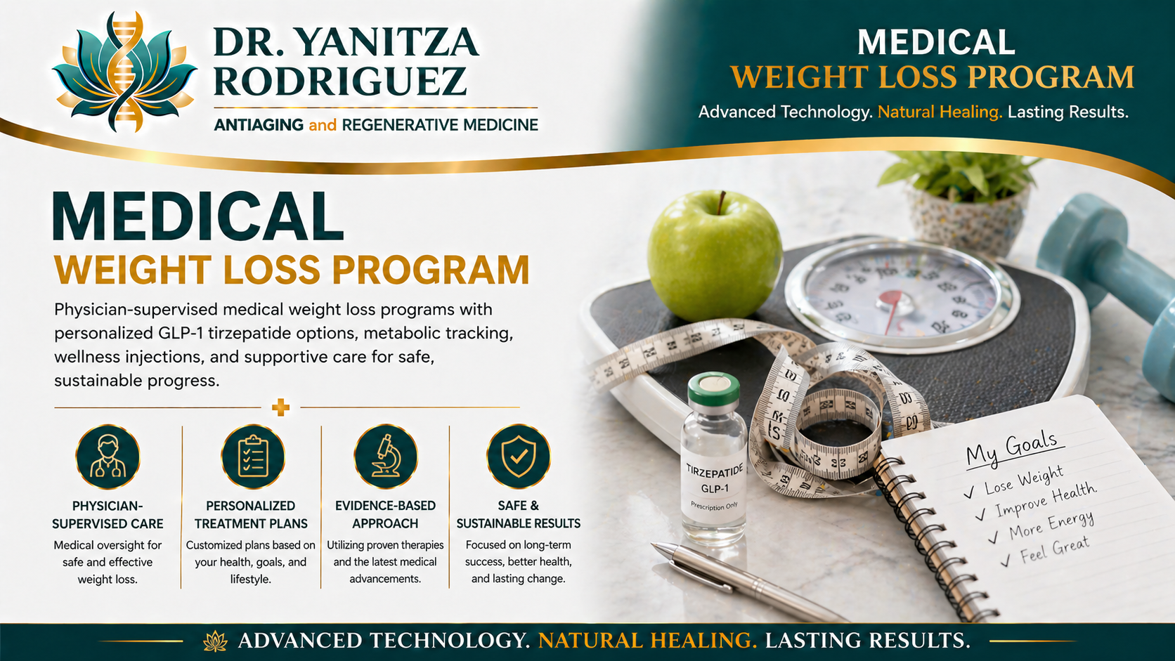 Medical weight loss program illustration